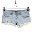Naisten Superdry - Farkkushortsit, koko W28 - Vaaleansininen ()