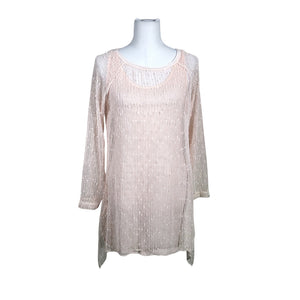 Naisten New Collection - Neuletunika, koko 40 - Vaaleanpunainen (1)