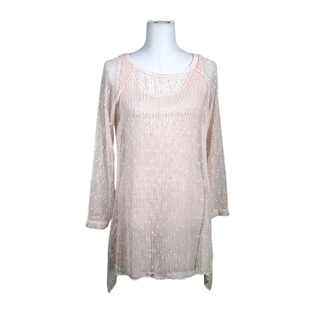 Naisten New Collection - Neuletunika, koko 40 - Vaaleanpunainen ()