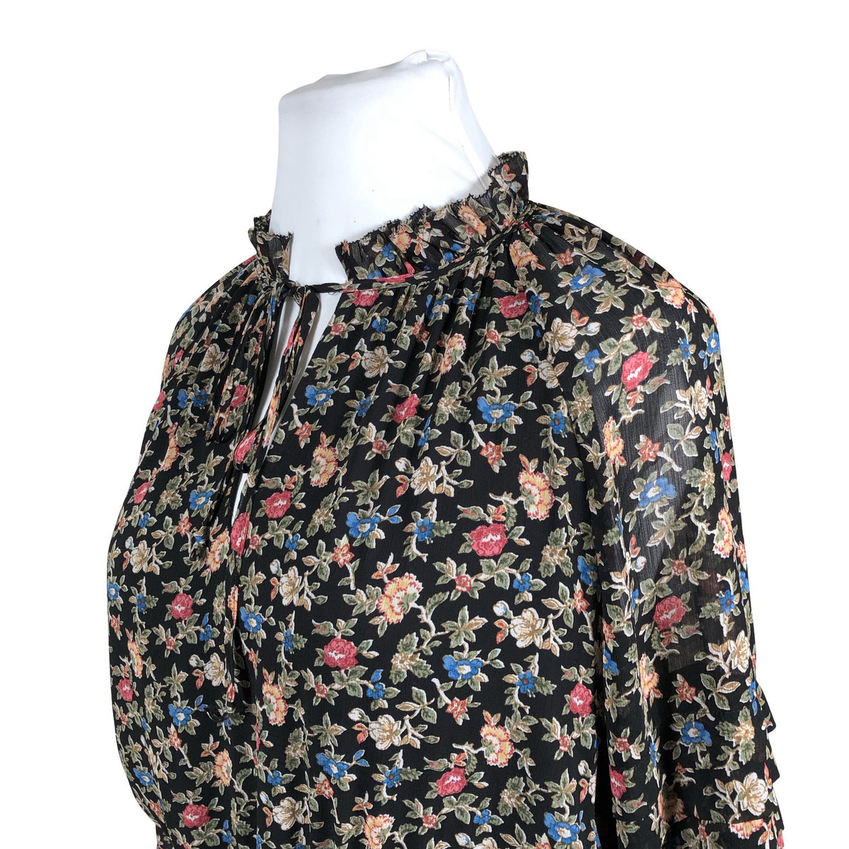 Naisten Lauren Ralph Lauren - Sifonkimekko, koko 42 - Musta (2)