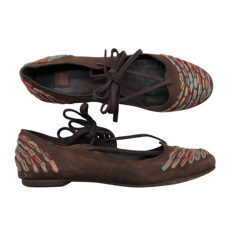Naisten Hugo Boss - Ballerinat, koko 39 - Ruskea ()