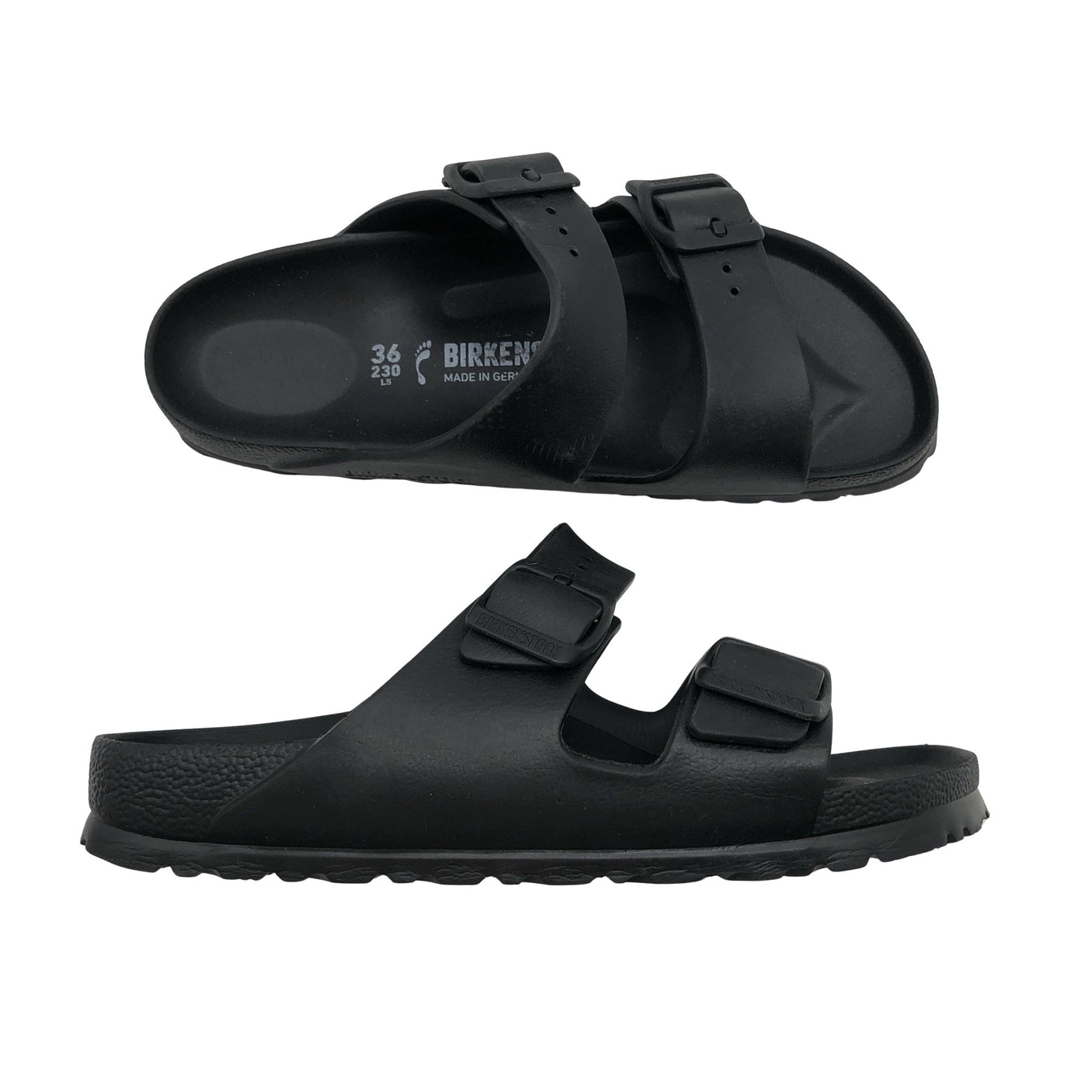 Naisten Birkenstock - Sandaalit, koko 36 - Musta (1)