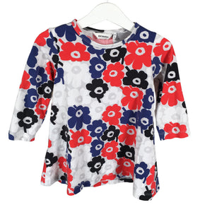 Tyttöjen Marimekko - Trikoopaita, koko 74 - 80 - Harmaa (1)