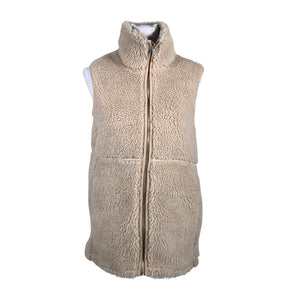 Naisten Soc - Tekoturkisliivi, koko 38 - Beige (1)