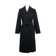 Naisten Massimo Dutti - Villakangastakki, koko 38 - Musta ()