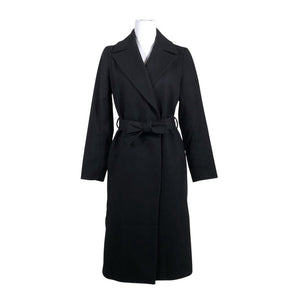 Naisten Massimo Dutti - Villakangastakki, koko 38 - Musta (1)