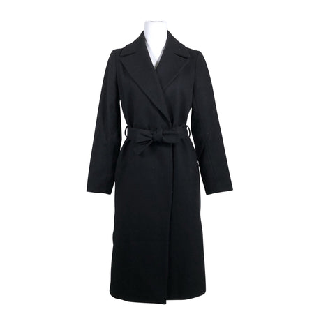 Naisten Massimo Dutti - Villakangastakki, koko 38 - Musta ()