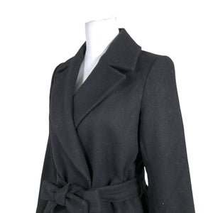 Naisten Massimo Dutti - Villakangastakki, koko 38 - Musta (2)