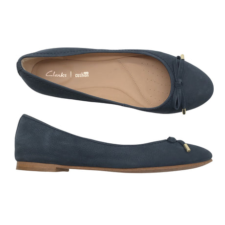 Naisten Clarks - Ballerinat, koko 40 - Sininen ()
