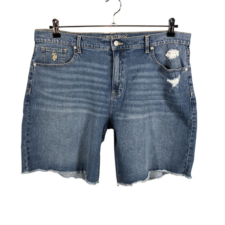 Naisten U.S. Polo Assn. - Farkkushortsit, koko 44 - Sininen ()