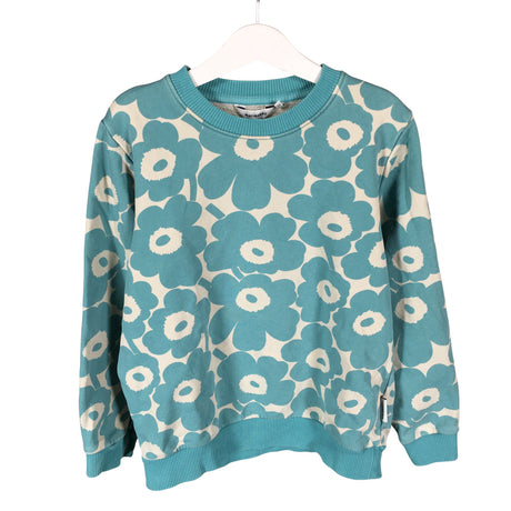 Unisex Marimekko - Collegepaita, koko 122 - 128 - Turkoosi ()