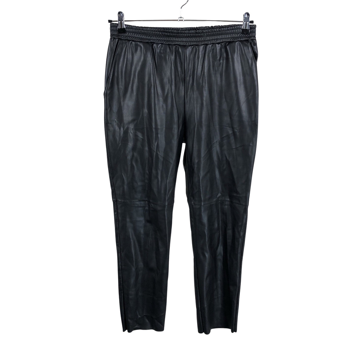 Naisten Perfect Jeans - Nahkahousut, koko 42 - Musta (1)