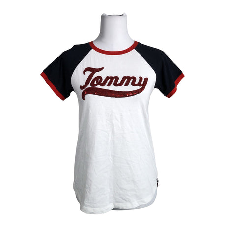 Naisten Tommy Jeans (Tommy Hilfiger) - T-paita, koko 36 - Valkoinen ()