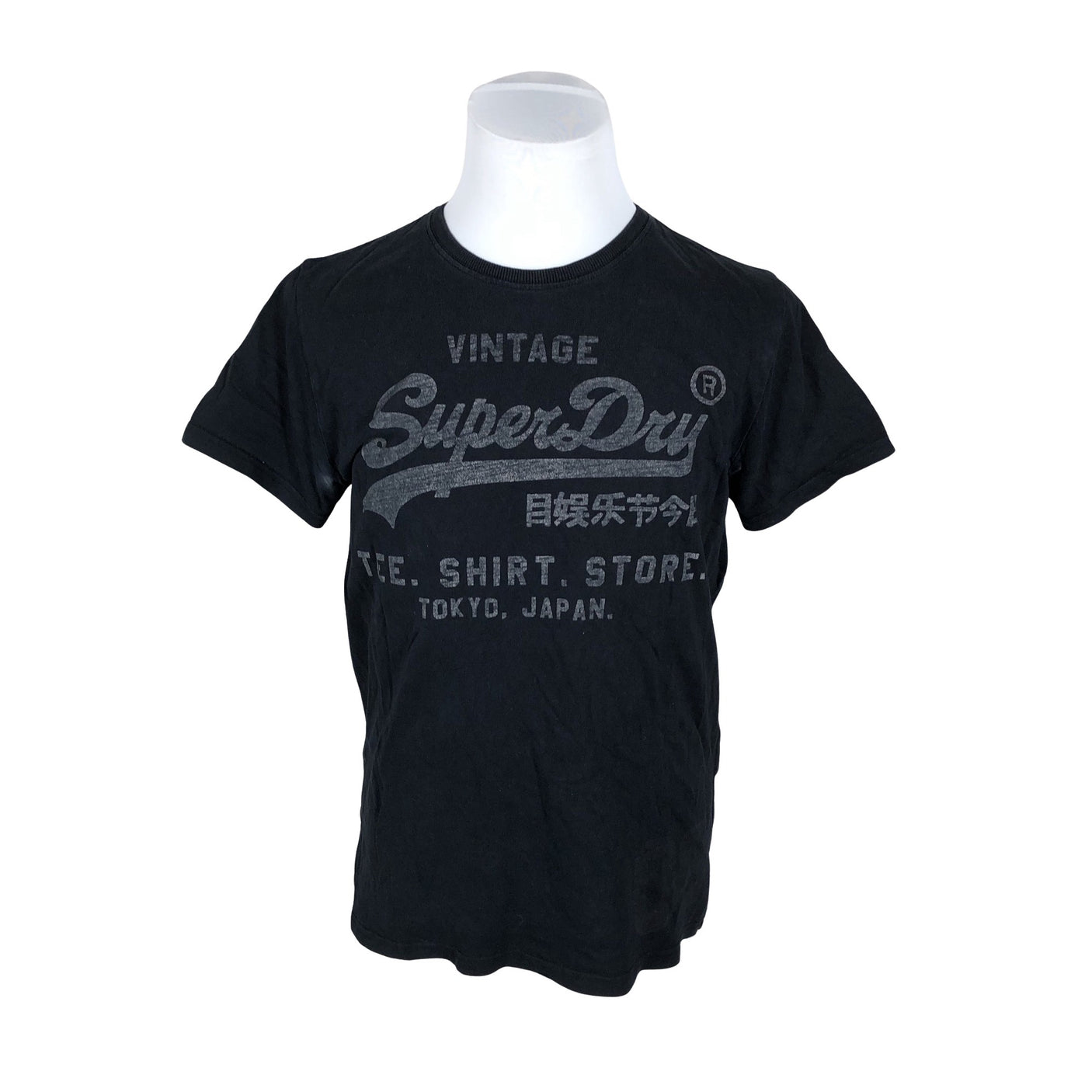 Miesten Superdry - T-paita, koko L - Musta (1)