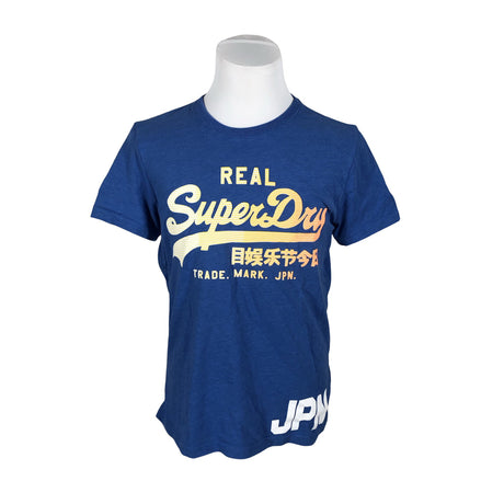 Miesten Superdry - T-paita, koko XL - Sininen ()