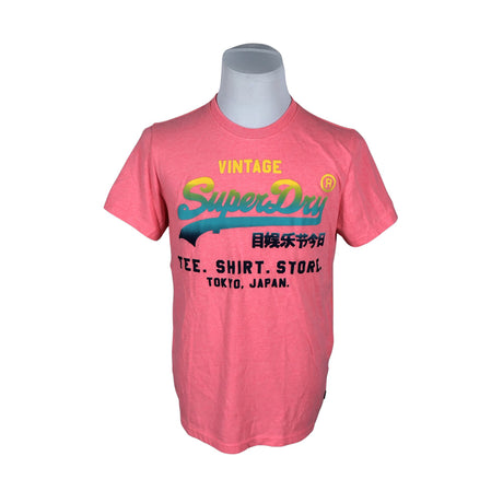 Miesten Superdry - T-paita, koko XL - Pinkki ()