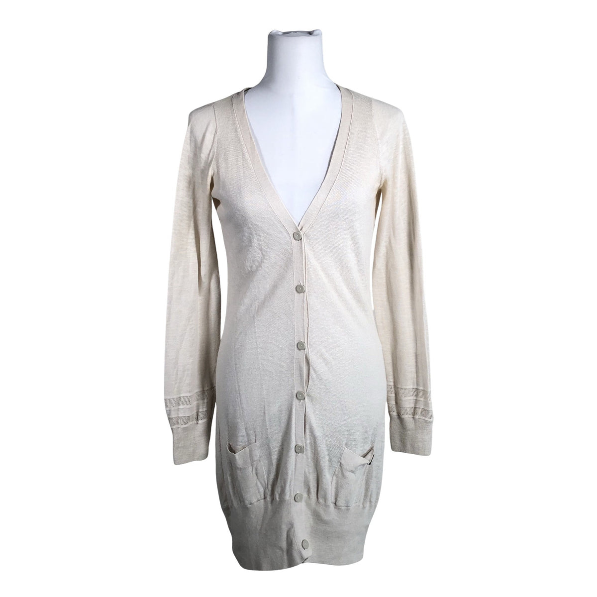 Naisten Pepe Jeans - Neuletakki, koko 36 - Beige (1)