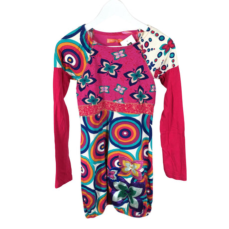 Tyttöjen Desigual - Trikoomekko, koko 158 - 164 - Pinkki ()