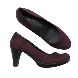 Naisten Marco Tozzi - Korkokengät, koko 37 - Viininpunainen (1)