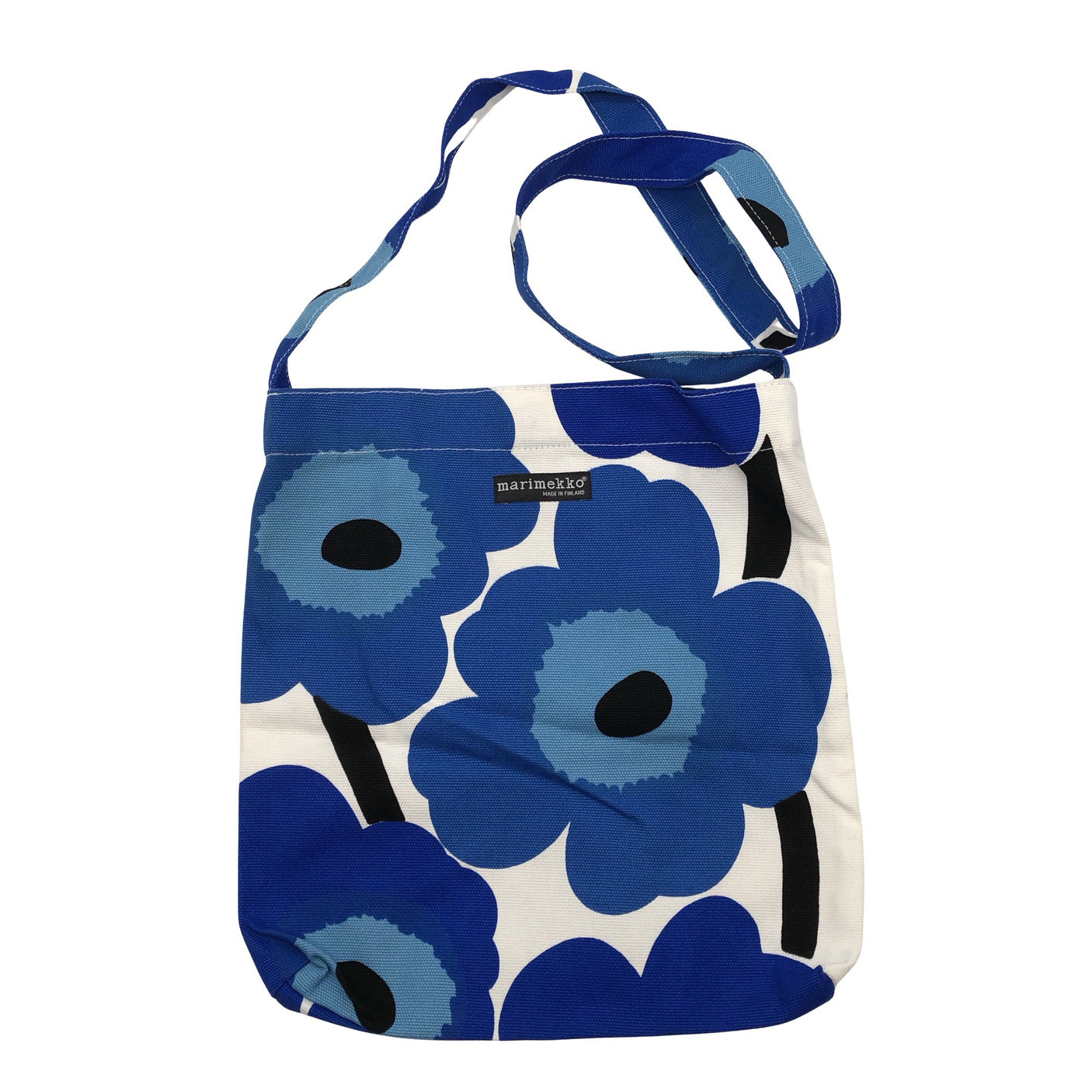 Naisten Marimekko - Olkalaukku, koko Midi - Sininen (1)