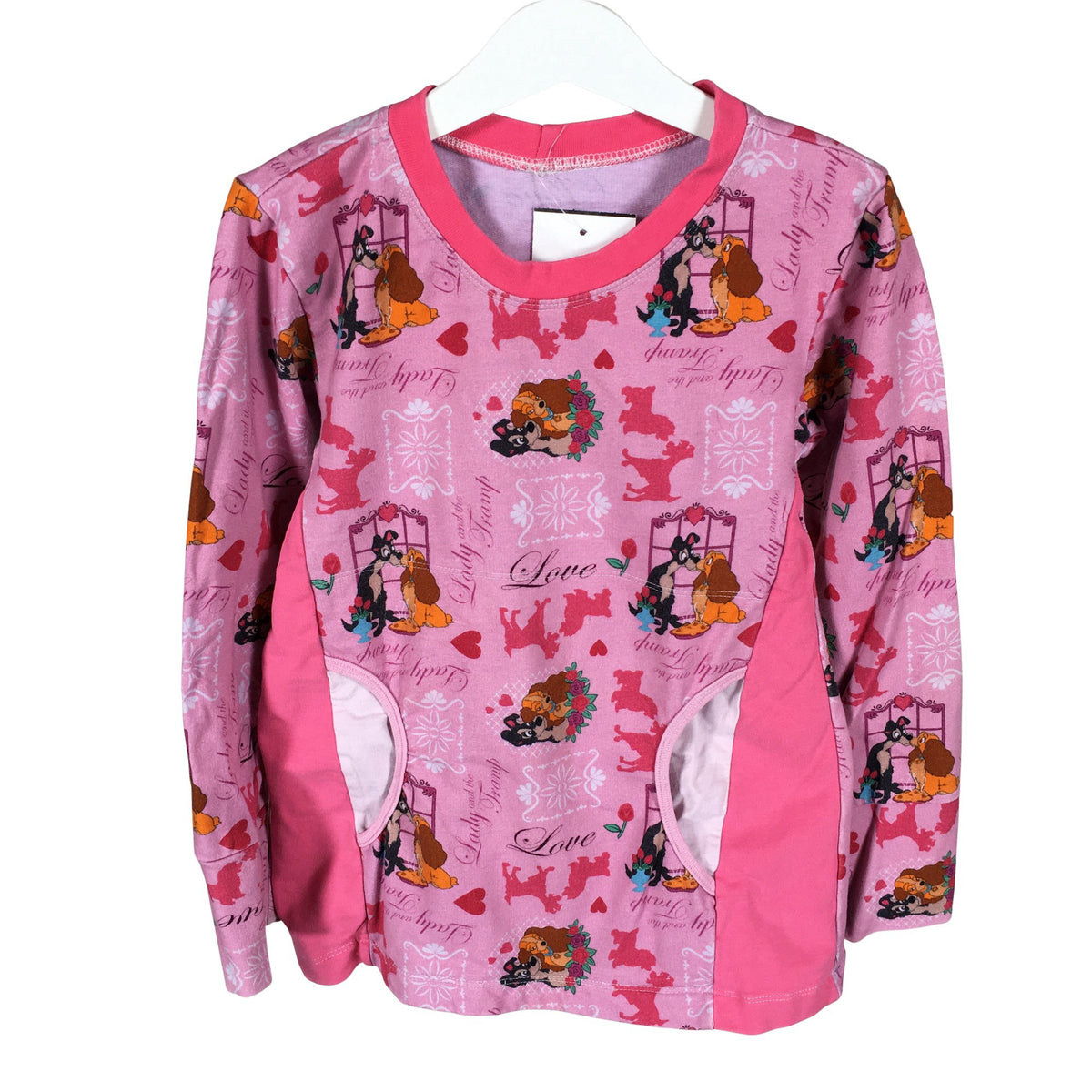 Tyttöjen Handmade - Collegetunika, koko 116 - 122 - Vaaleanpunainen (1)