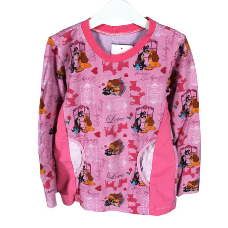 Tyttöjen Handmade - Collegetunika, koko 116 - 122 - Vaaleanpunainen ()