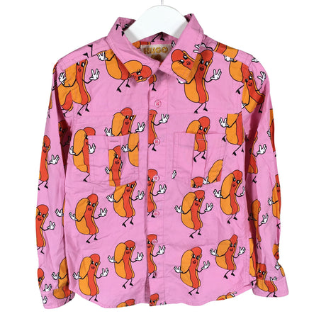 Unisex Hugo Loves Tiki - Kauluspaita, koko 110 - 116 - Pinkki ()
