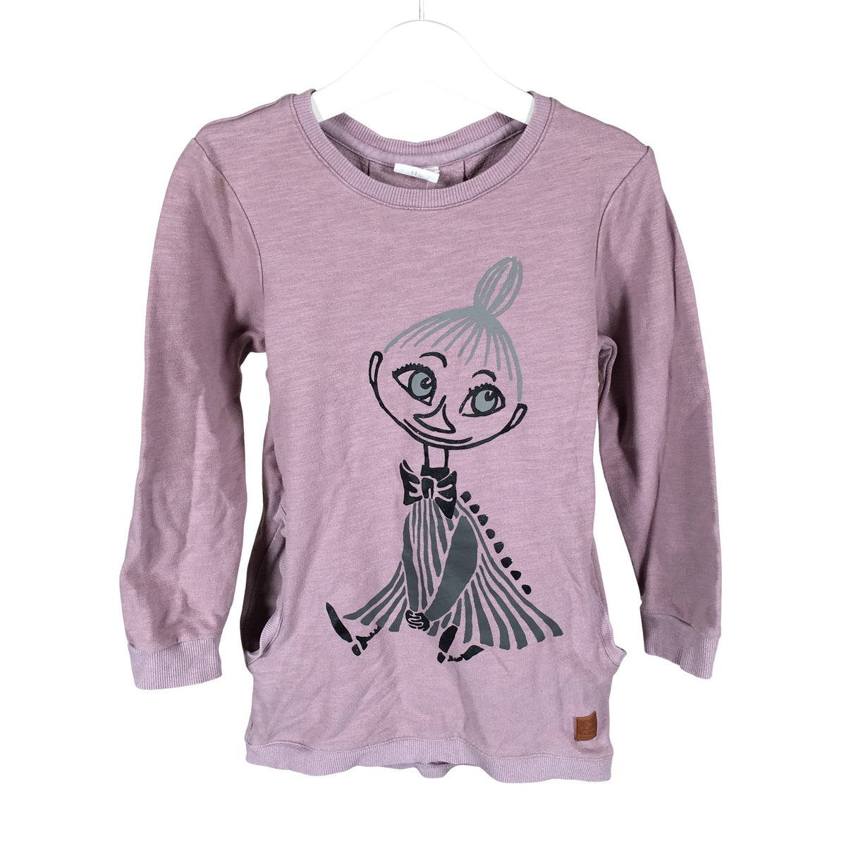 Tyttöjen Moomin by Martinex - Collegemekko, koko 110 - 116 - Vaaleanpunainen (1)