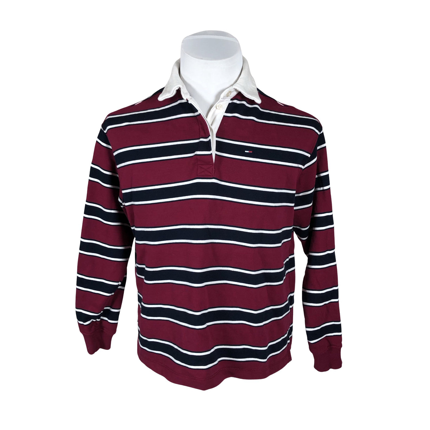 Miesten Tommy Jeans (Tommy Hilfiger) - Collegepaita, koko S - Punainen (1)