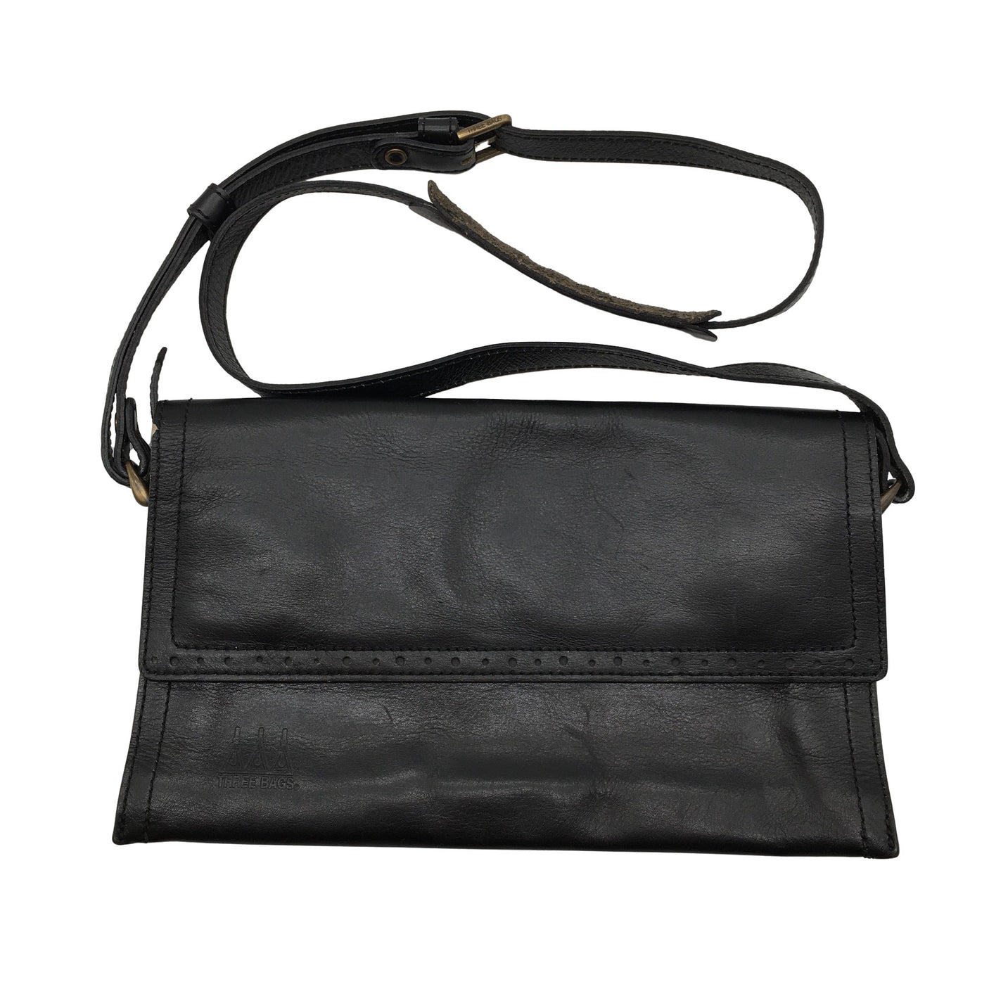 Naisten Three Bags - Olkalaukku, koko Midi - Musta (1)