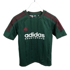 Poikien Adidas - Urheilupaita, lyhyet hihat, koko 158 - 164 - Vihreä (1)