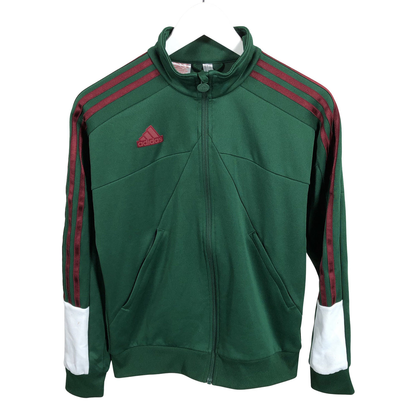 Unisex Adidas - Verryttelytakki, koko 158 - 164 - Vihreä (1)