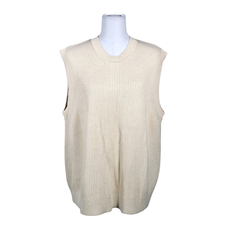 Naisten Samsoe&Samsoe - Neuleliivi, koko 38 - Beige ()