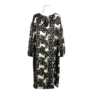 Naisten Marimekko - Sifonkimekko, koko 36 - Musta (1)