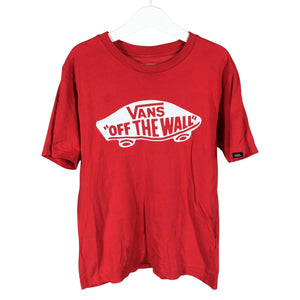 Unisex Vans - T-paita, koko 134 - 140 - Punainen (1)