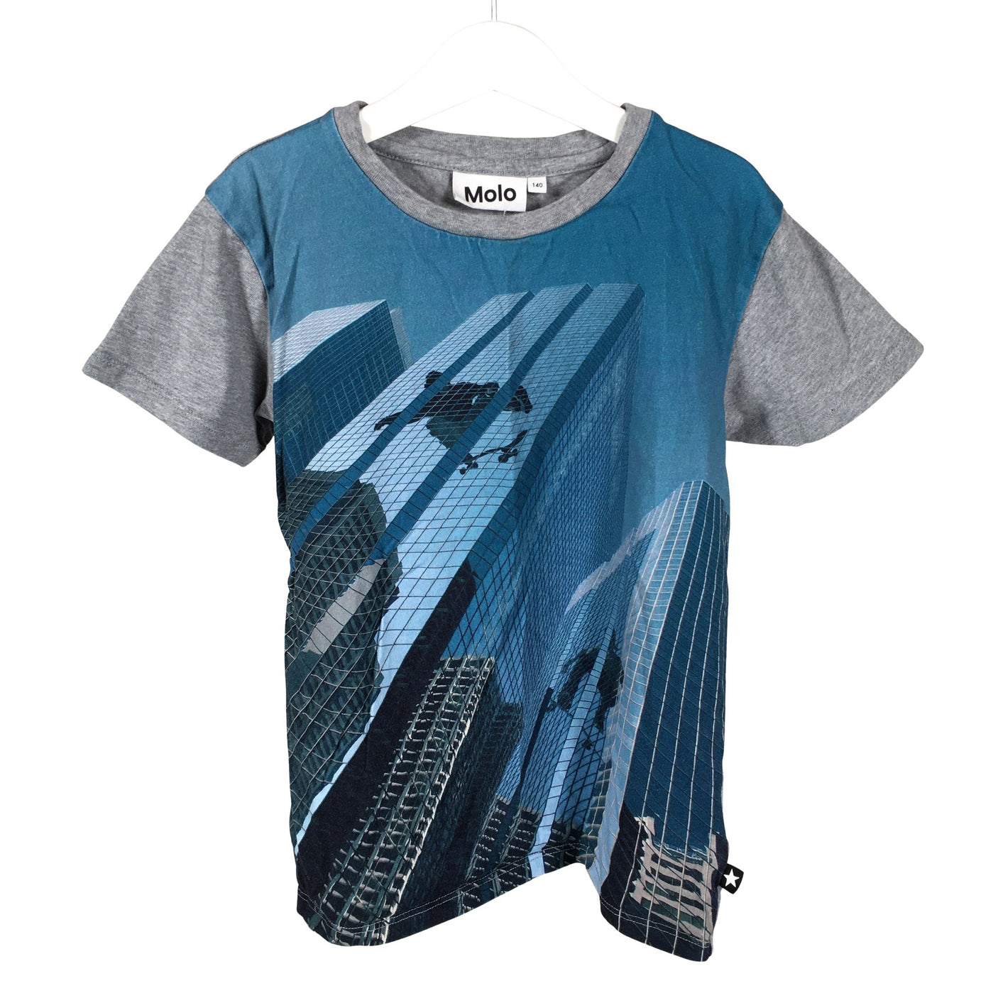 Unisex Molo Kids - T-paita, koko 134 - 140 - Sininen (1)