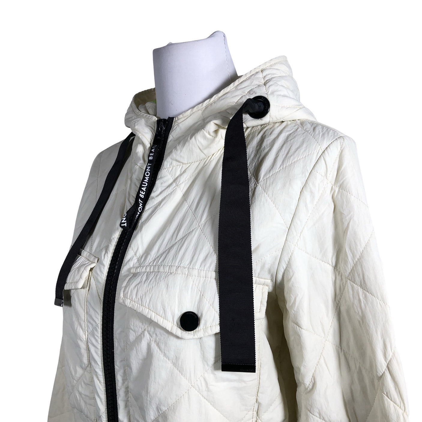 Naisten Beaumont - Kevyttoppatakki, koko 34 - Beige (2)