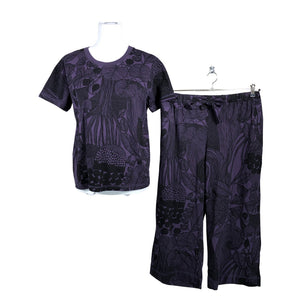 Naisten Marimekko - T-paita, koko 40 - Violetti (1)