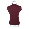 Naisten DKNY - T-paita, koko 34 - Viininpunainen ()