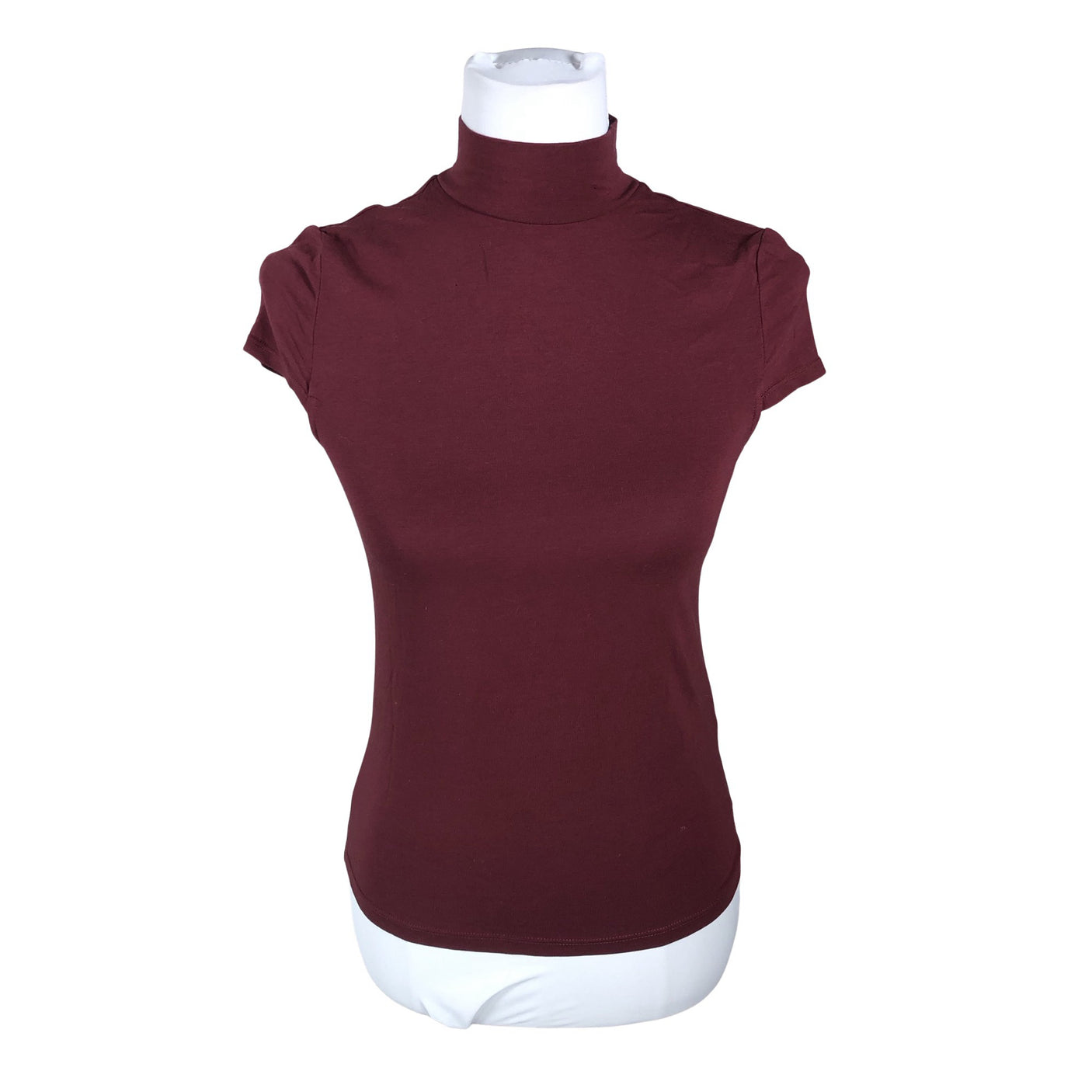 Naisten DKNY - T-paita, koko 34 - Viininpunainen (1)