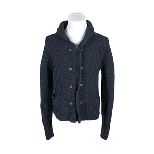 Miesten Lyle&Scott - Neuletakki, koko L - Sininen (1)
