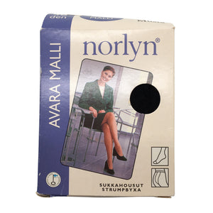 Naisten Norlyn - Sukkahousut, ohuet, koko 38 - Musta (1)