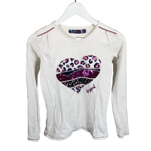 Unisex Desigual - Trikoopaita, koko 158 - 164 - Valkoinen (1)