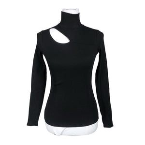 Naisten Massimo Dutti - Trikoopaita, koko 34 - Musta (1)