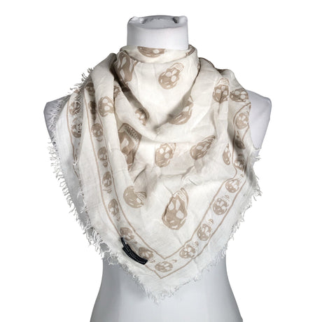 Naisten Alexander McQueen - Huivi, koko Maxi - Valkoinen ()