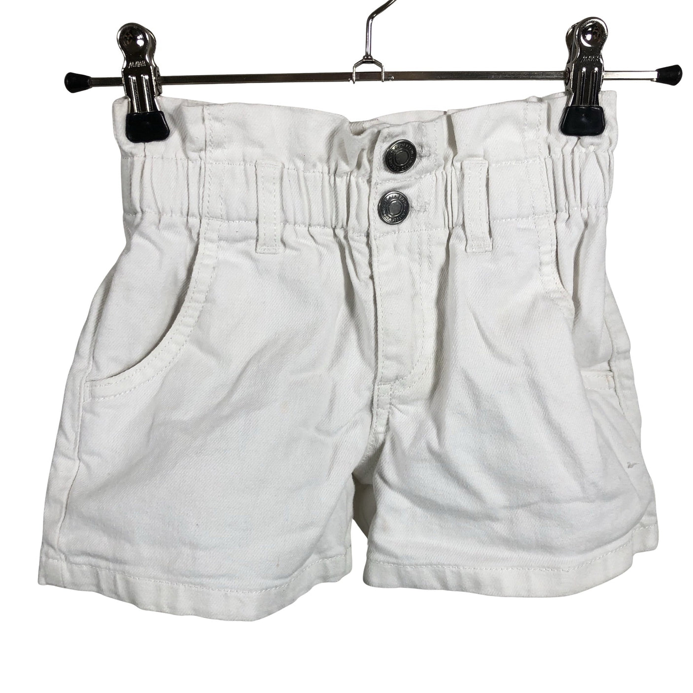 Tyttöjen Benetton - Shortsit, koko 116 - 122 - Valkoinen (1)