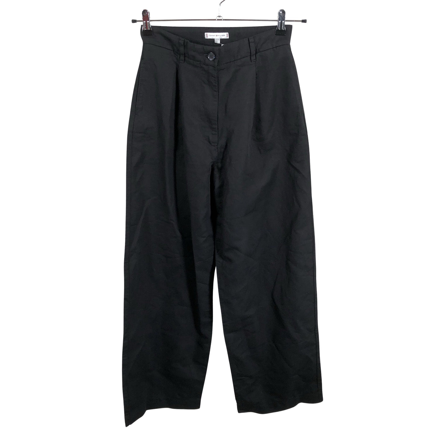 Naisten Tommy Hilfiger - Kangashousut, koko 34 - Musta (1)
