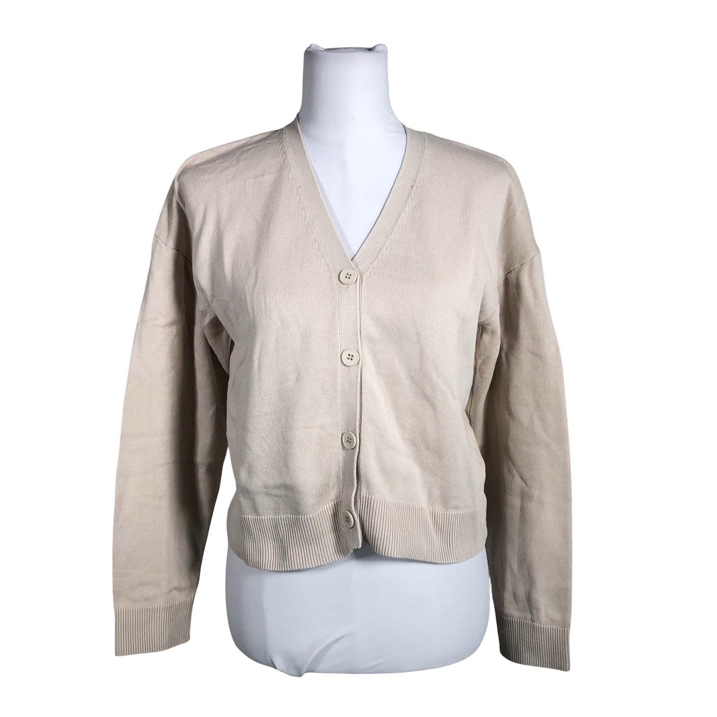 Naisten Noom - Neuletakki, koko 36 - Beige (1)