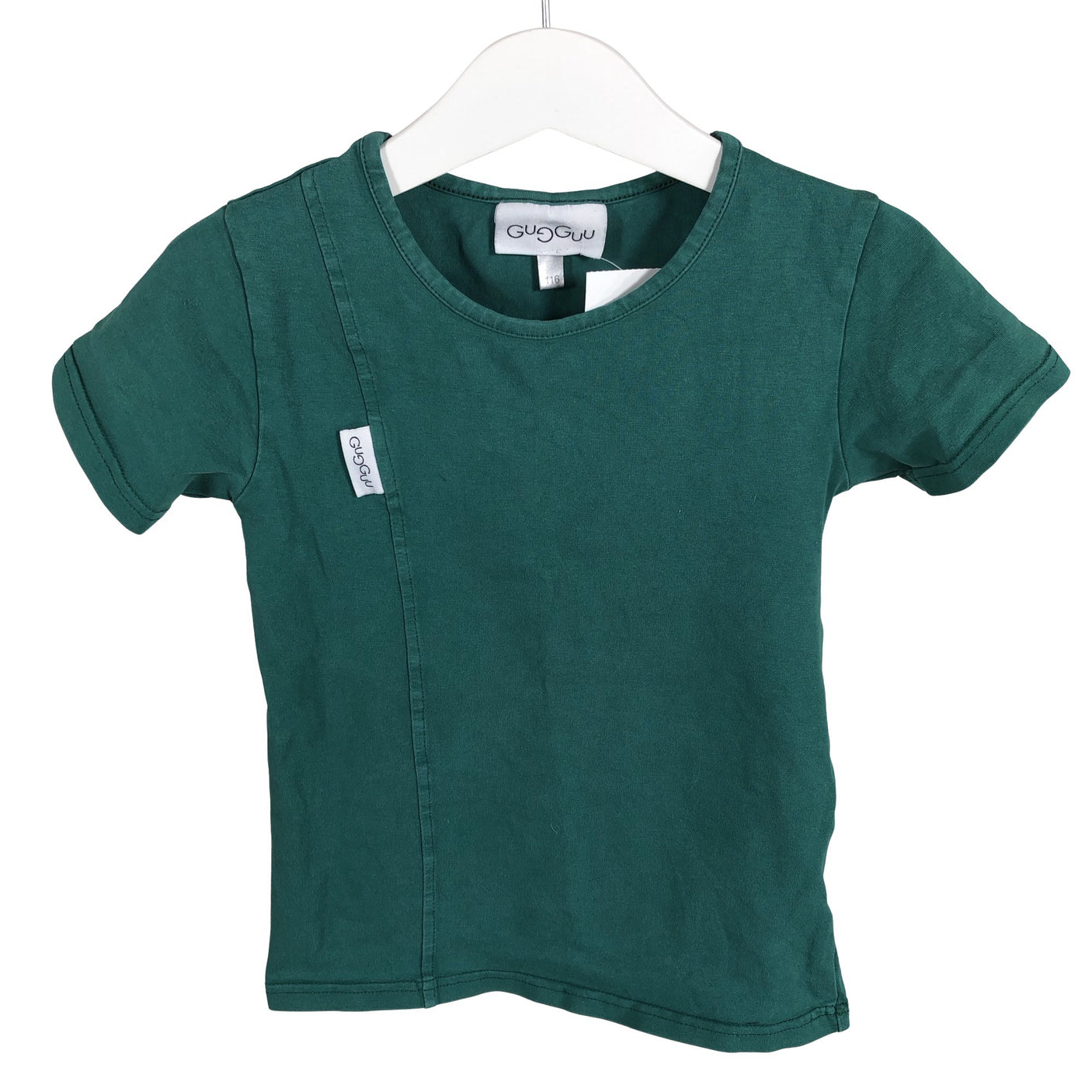 Unisex Gugguu - T-paita, koko 110 - 116 - Vihreä (1)