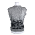 Naisten Handmade - Neuleliivi, koko 38 - Harmaa ()